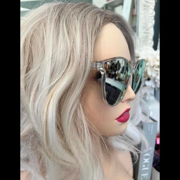 NIB Sojos Together Pink & Clear Cat Eye Style Sunglasses with Case (SJXX013) - Picture 5 of 5